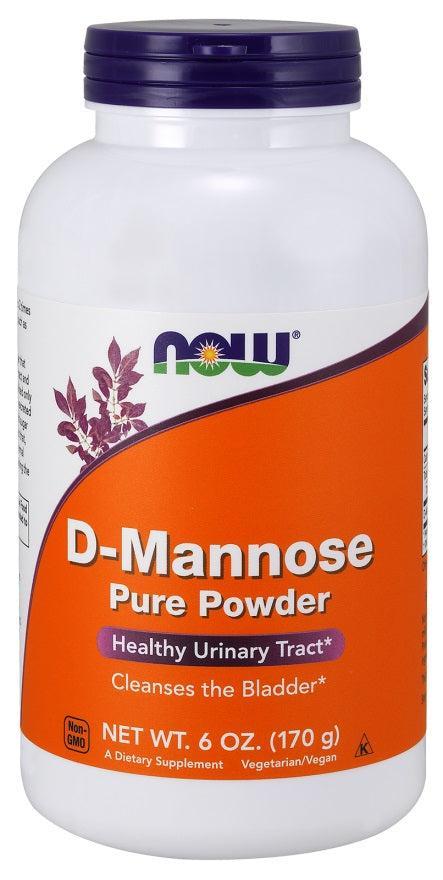 NOW Foods D-Mannose, Pure Powder - 170g- Lillys Pharmacy and Health Store