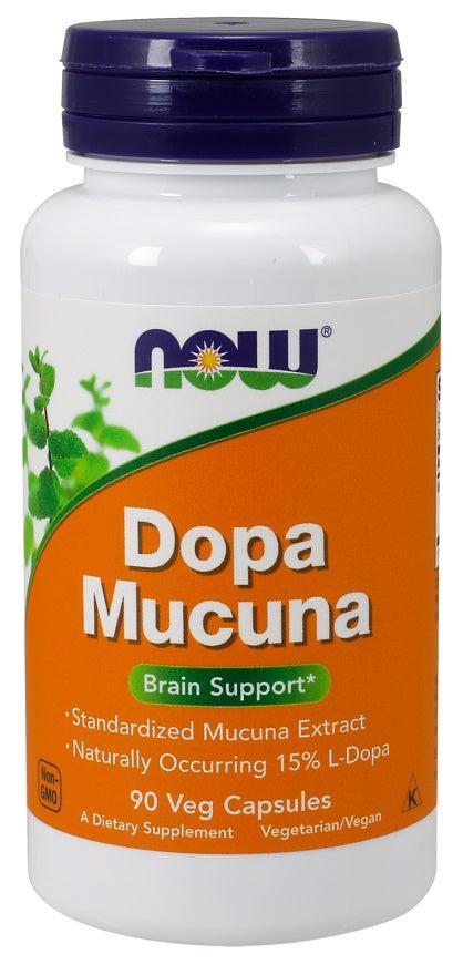 NOW Foods DOPA Mucuna - 90 vcaps- Lillys Pharmacy and Health Store