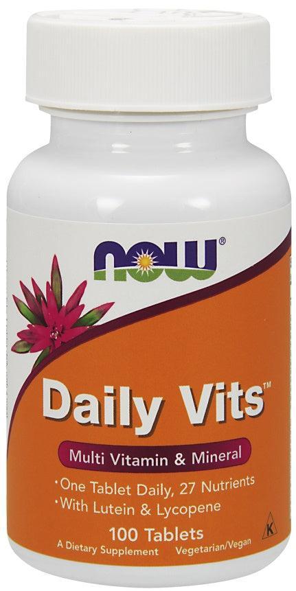 NOW Foods Daily Vits - 100 tabs- Lillys Pharmacy and Health Store