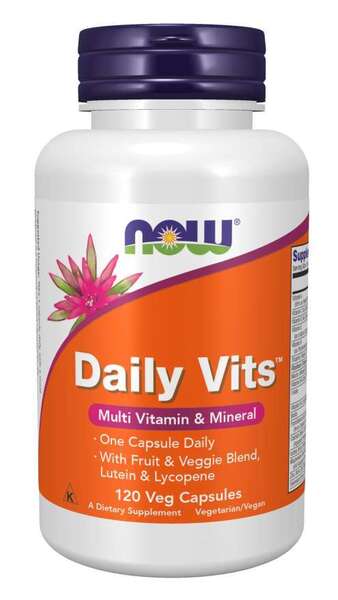 NOW Foods Daily Vits - 120 vcaps- Lillys Pharmacy and Health Store