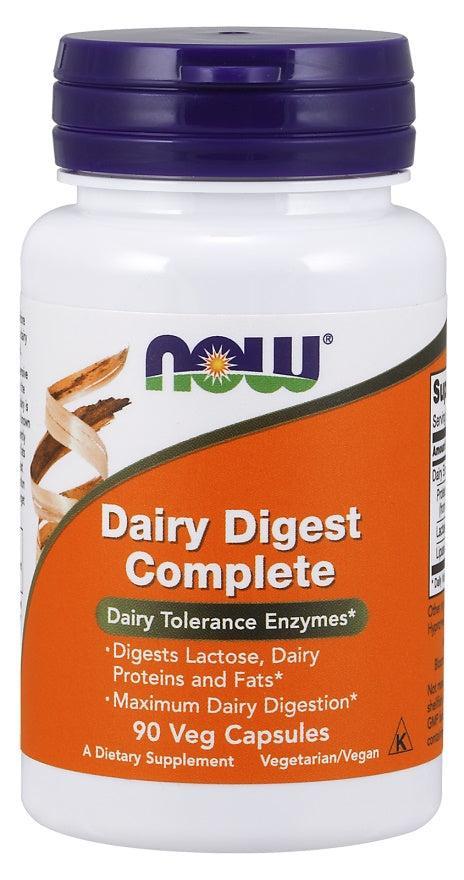 NOW Foods Dairy Digest Complete - 90 vcaps- Lillys Pharmacy and Health Store