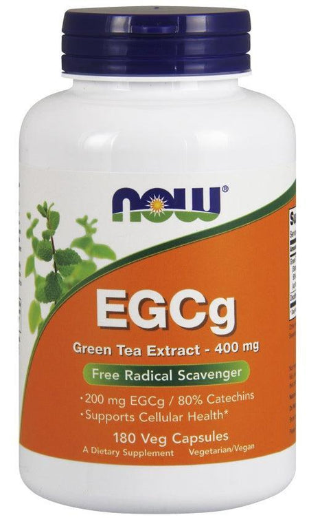 NOW Foods EGCg Green Tea Extract, 400mg - 180 vcaps- Lillys Pharmacy and Health Store
