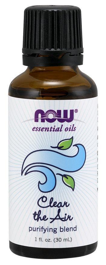 NOW Foods Essential Oil, Clear the Air Oil Blend - 30 ml.- Lillys Pharmacy and Health Store