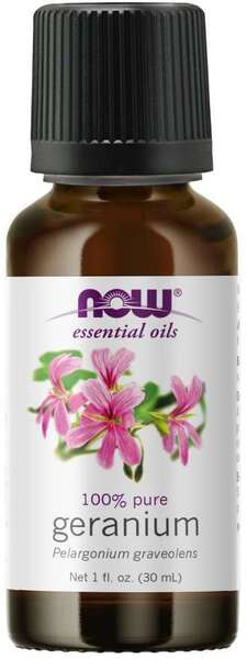 NOW Foods Essential Oil, Geranium Oil - 30 ml.- Lillys Pharmacy and Health Store