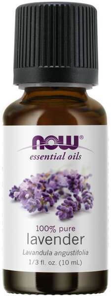 NOW Foods Essential Oil, Lavender Oil 100% Pure - 10 ml.- Lillys Pharmacy and Health Store