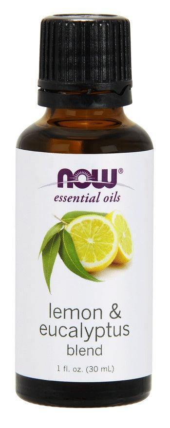 NOW Foods Essential Oil, Lemon & Eucalyptus Blend - 30 ml.- Lillys Pharmacy and Health Store