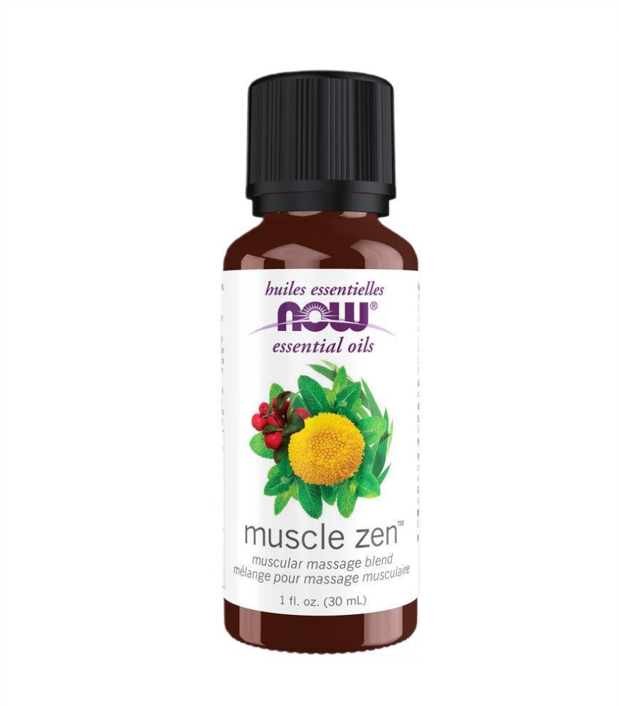 NOW Foods Essential Oil, Muscle Zen - 30 ml