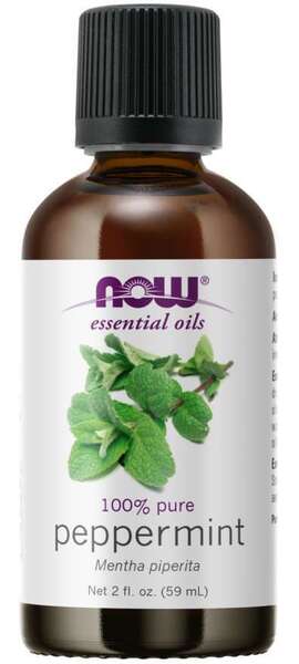 NOW Foods Essential Oil, Peppermint Oil - 59 ml. - Lilly's Pharmacy