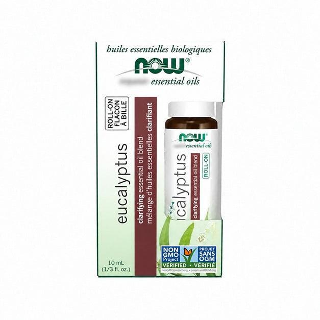 NOW Foods Essential Oil Roll - On, Eucalyptus - 10 ml. - Lilly’s Pharmacy & Health Store
