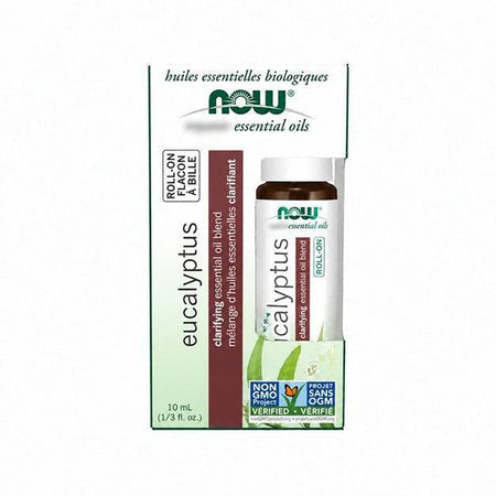 NOW Foods Essential Oil Roll - On, Eucalyptus - 10 ml. - Lilly’s Pharmacy & Health Store