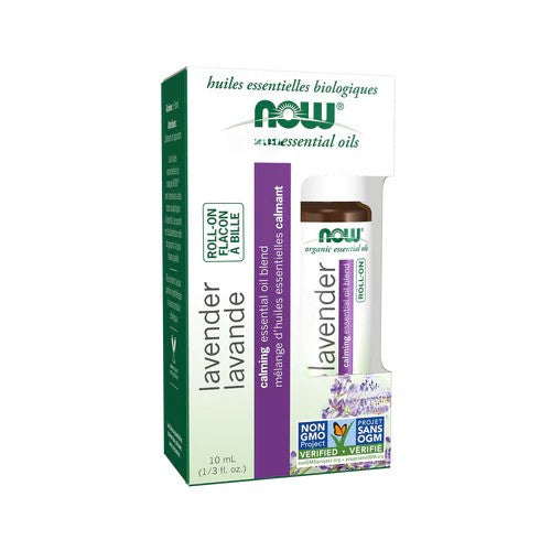 NOW Foods Essential Oil Roll-On, Lavender - 10 ml. - Lilly's Pharmacy