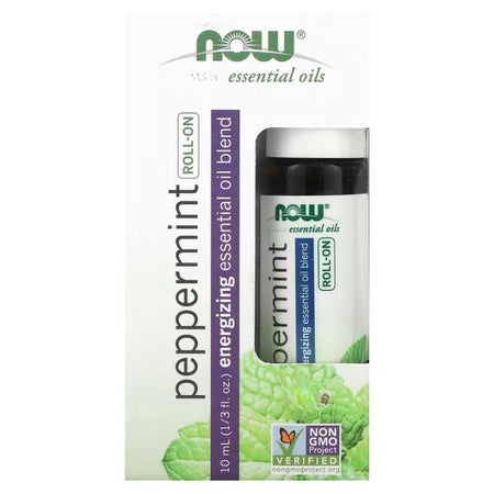 NOW Foods Essential Oil Roll-On, Peppermint - 10 ml. - Lilly's Pharmacy