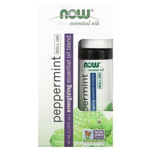 NOW Foods Essential Oil Roll-On, Peppermint - 10 ml. - Lilly's Pharmacy
