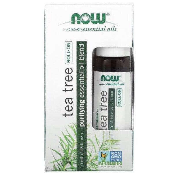 NOW Foods Essential Oil Roll-On, Tea Tree - 10 ml. - Lilly's Pharmacy