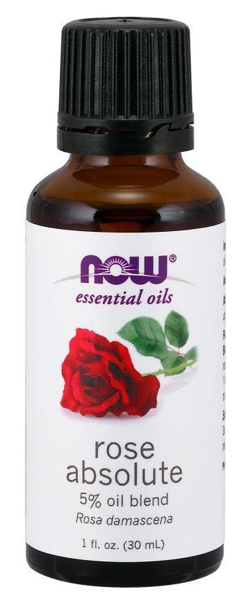 NOW Foods Essential Oil, Rose Absolute Oil - 30 ml.- Lillys Pharmacy and Health Store