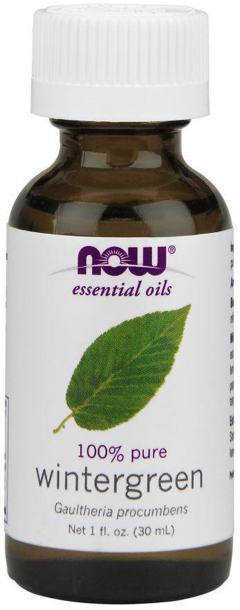 NOW Foods Essential Oil, Wintergreen Oil - 30 ml.- Lillys Pharmacy and Health Store