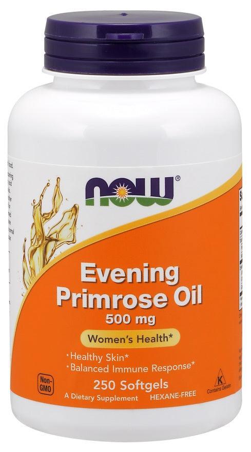 NOW Foods Evening Primrose Oil, 500mg - 250 softgels- Lillys Pharmacy and Health Store