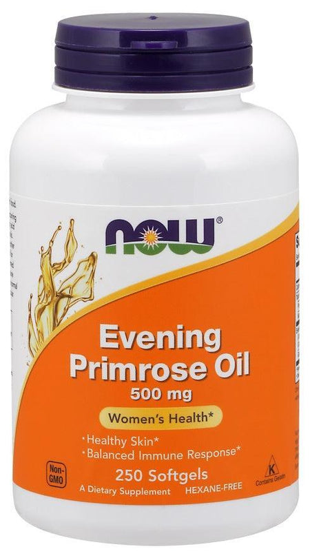 NOW Foods Evening Primrose Oil, 500mg - 250 softgels- Lillys Pharmacy and Health Store