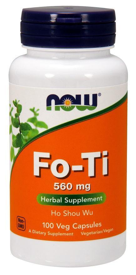 NOW Foods Fo-Ti, 560mg - 100 vcaps- Lillys Pharmacy and Health Store