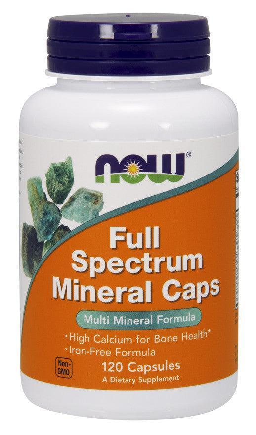 NOW Foods Full Spectrum Mineral Caps, Iron-Free - 120 Caps - Lilly's Pharmacy