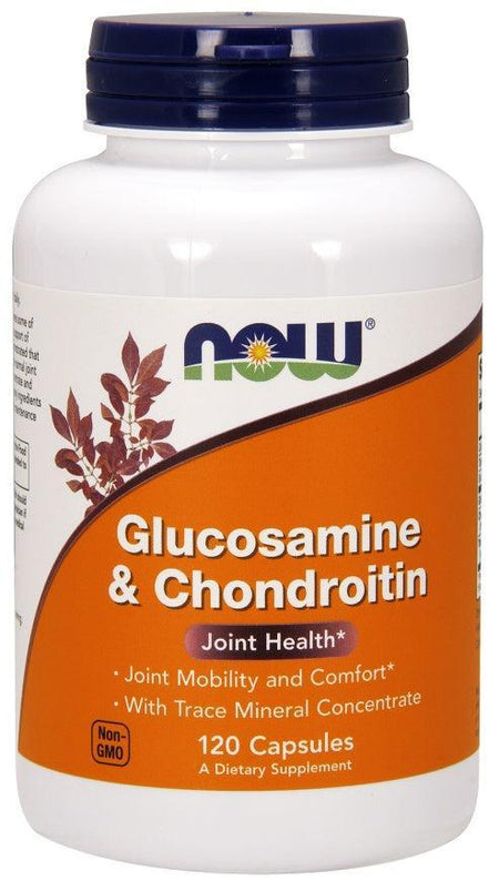 NOW Foods Glucosamine & Chondroitin with Trace Mineral Concentrate - 120 caps - Lilly’s Pharmacy & Health Store