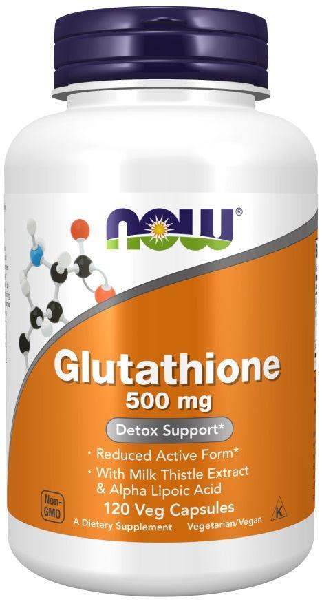 NOW Foods Glutathione, 500mg - 120 vcaps- Lillys Pharmacy and Health Store