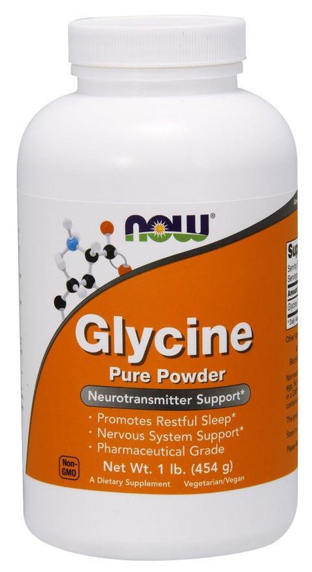 NOW Foods Glycine, Pure Powder - 454g- Lillys Pharmacy and Health Store