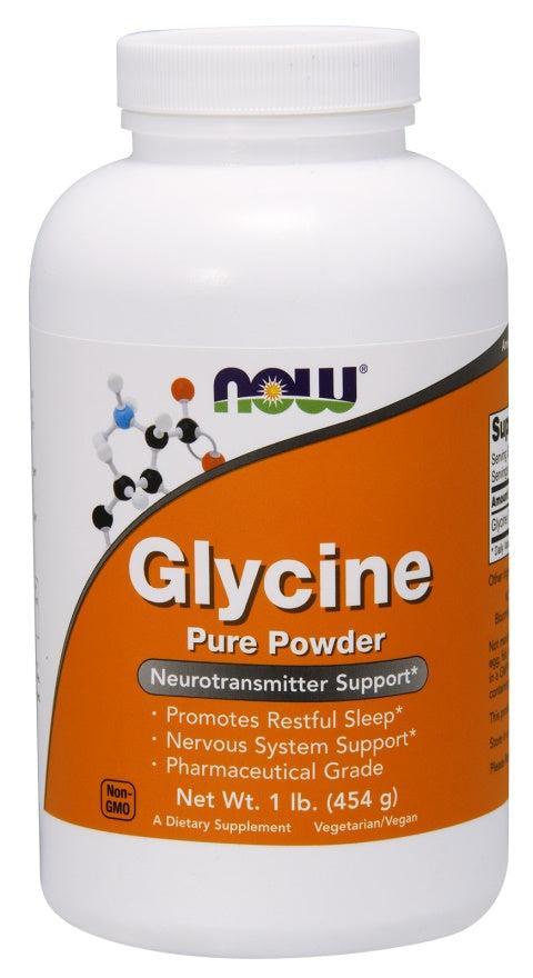 NOW Foods Glycine, Pure Powder - 454g- Lillys Pharmacy and Health Store