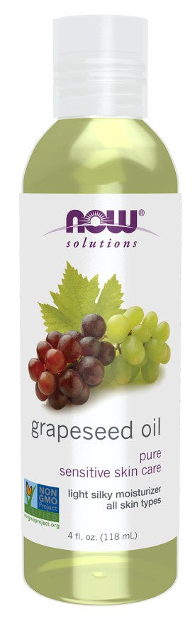 NOW Foods Grapeseed Oil - 118 ml. - Lilly's Pharmacy