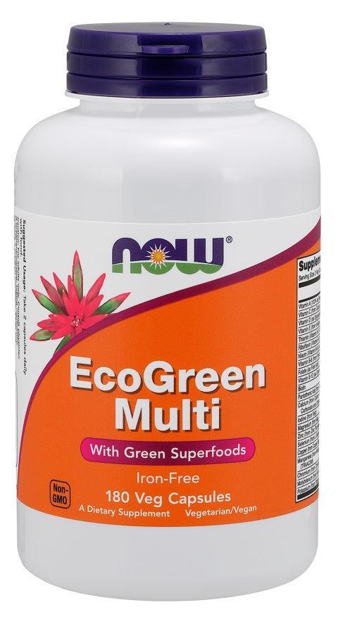 NOW Foods Green Multi, Iron Free - 180 vcaps- Lillys Pharmacy and Health Store