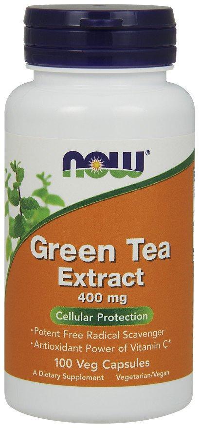 NOW Foods Green Tea Extract, 400mg - 100 vcaps- Lillys Pharmacy and Health Store