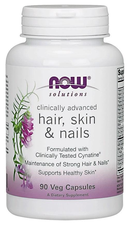 NOW Foods Hair, Skin & Nails - 90 vcaps- Lillys Pharmacy and Health Store