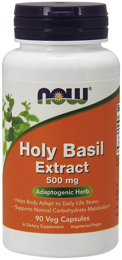 NOW Foods Holy Basil Extract, 500mg - 90 vcaps- Lillys Pharmacy and Health Store