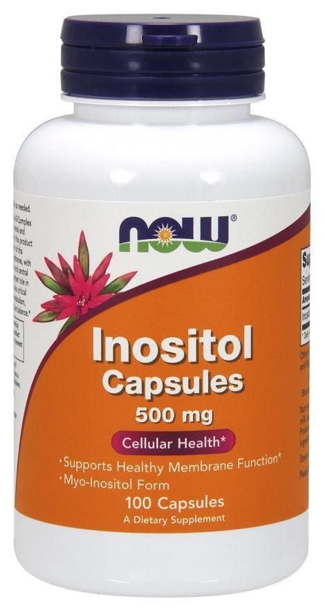 NOW Foods Inositol, 500mg - 100 caps- Lillys Pharmacy and Health Store