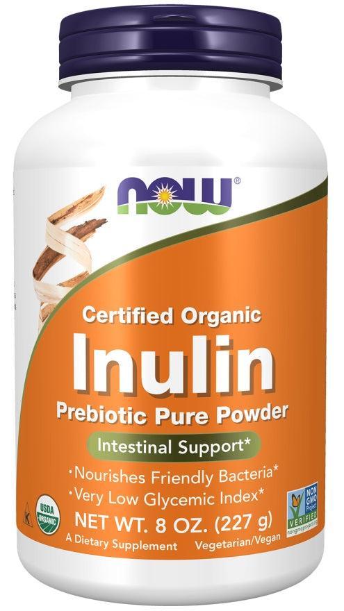 NOW Foods Inulin Prebiotic Pure Powder - 227g- Lillys Pharmacy and Health Store