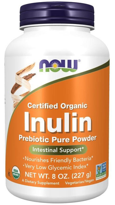 NOW Foods Inulin Prebiotic Pure Powder - 227g- Lillys Pharmacy and Health Store