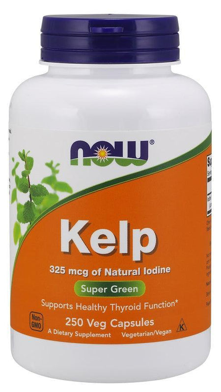 NOW Foods Kelp, 325mcg - 250 vcaps- Lillys Pharmacy and Health Store
