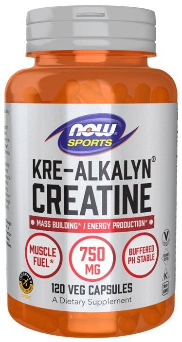 NOW Foods Kre-Alkalyn Creatine - 120 vcaps- Lillys Pharmacy and Health Store