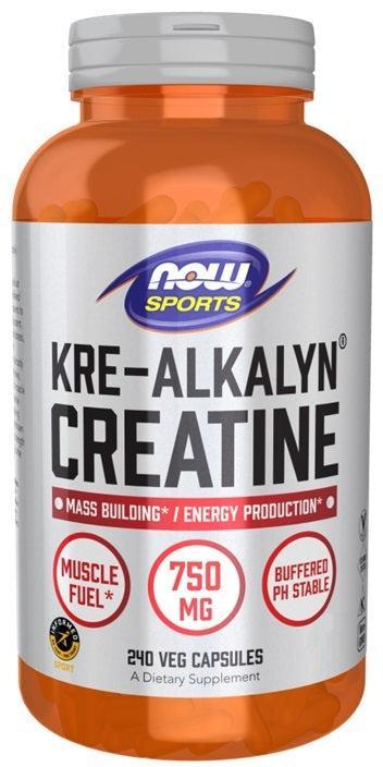 NOW Foods Kre-Alkalyn Creatine - 240 vcaps- Lillys Pharmacy and Health Store