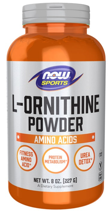 NOW Foods L-Ornithine, Powder - 227g - Lilly's Pharmacy