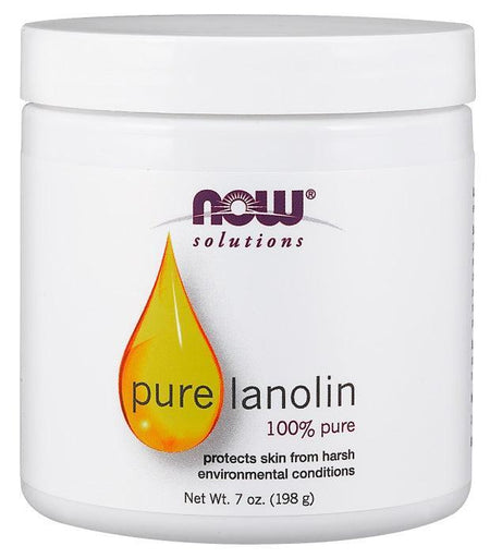 NOW Foods Lanolin, 100% Pure - 198g- Lillys Pharmacy and Health Store