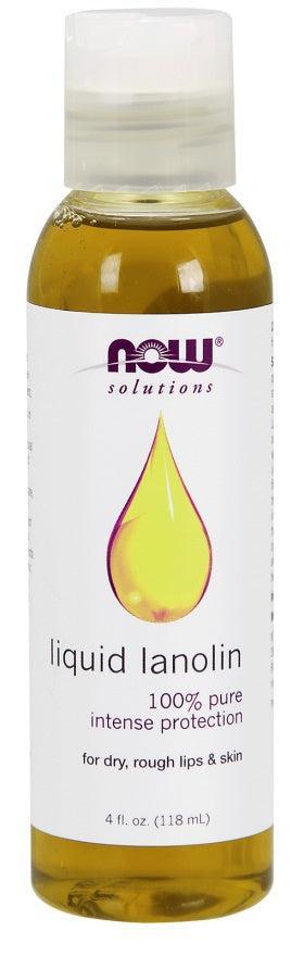 NOW Foods Lanolin, 100% Pure Liquid - 118 ml.- Lillys Pharmacy and Health Store