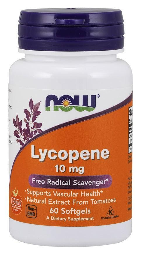 NOW Foods Lycopene, 10mg - 60 softgels - Lilly’s Pharmacy & Health Store