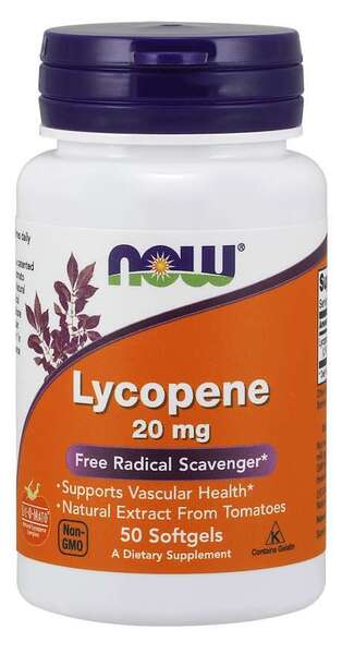 NOW Foods Lycopene, 20mg - 50 softgels - Lilly’s Pharmacy & Health Store