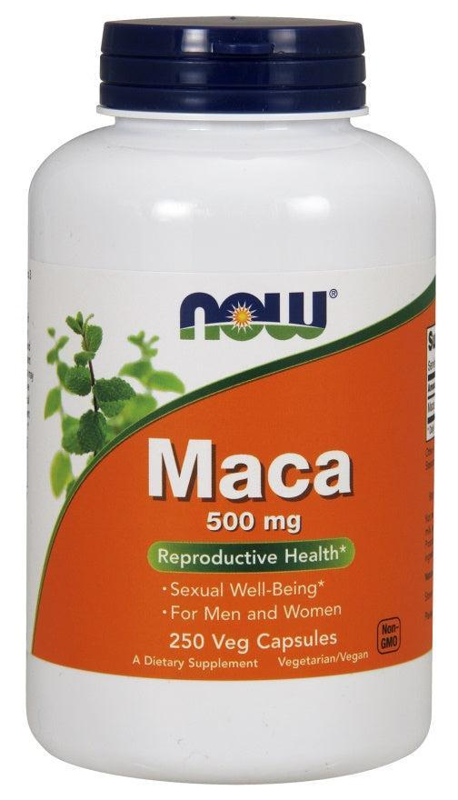 NOW Foods Maca, 500mg - 250 vcaps- Lillys Pharmacy and Health Store