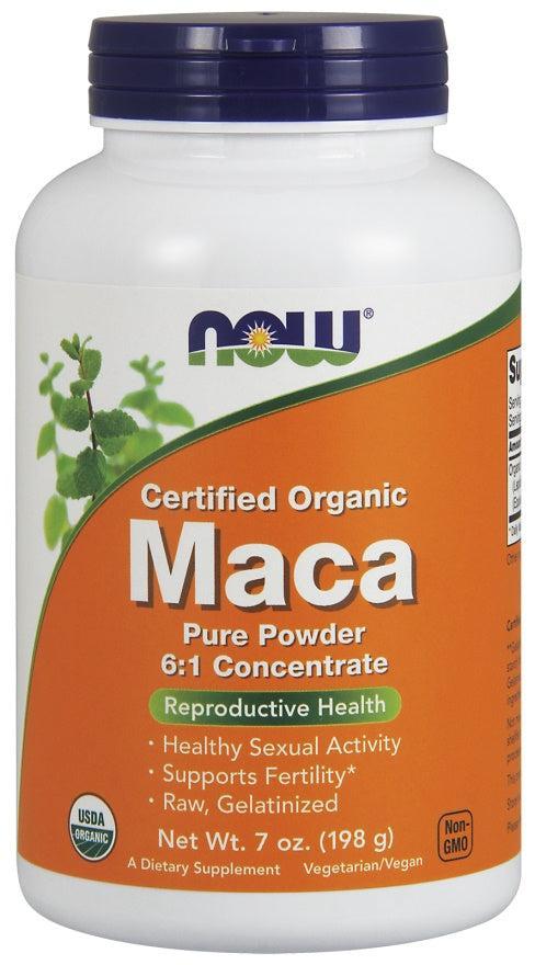 NOW Foods Maca 6:1 Concentrate, Pure Powder - 198g - Lilly's Pharmacy