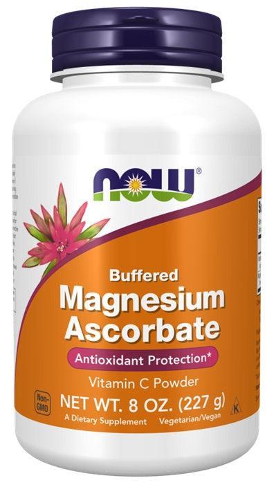 NOW Foods Magnesium Ascorbate, Buffered Powder - 227g- Lillys Pharmacy and Health Store