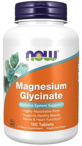 NOW Foods Magnesium Glycinate - 180 tabs- Lillys Pharmacy and Health Store