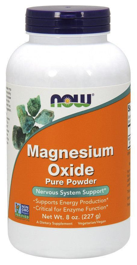 NOW Foods Magnesium Oxide, Pure Powder - 227g- Lillys Pharmacy and Health Store
