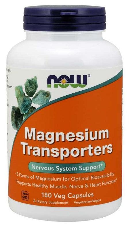 NOW Foods Magnesium Transporters - 180 vcaps - Lilly’s Pharmacy & Health Store